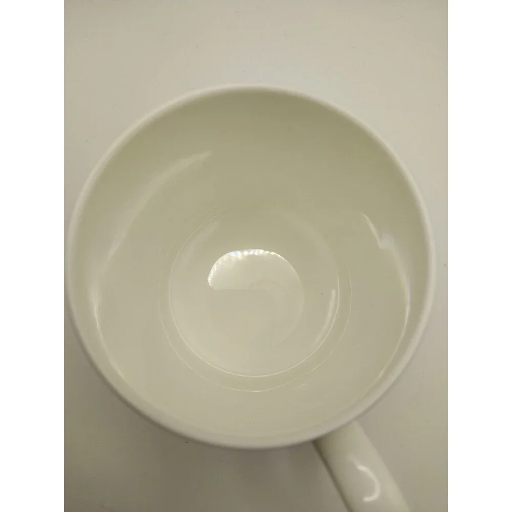 Marks & Spencer London Navy Toile Mug Fine Bone China Blue White Discontinued EC